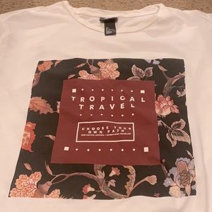 H&M Graphic/Printed Crew Neck Tee Shirt